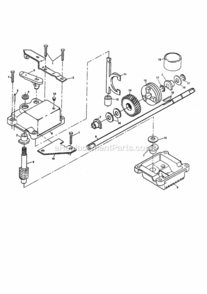 Page C Diagram and Parts List for 917373820  Craftsman Lawn Mower