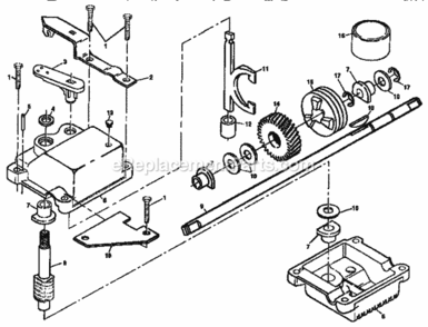 Page A Diagram and Parts List for 917373840  Craftsman Lawn Mower