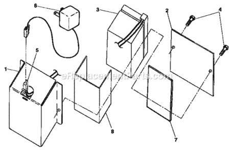 Page D Diagram and Parts List for 917373840  Craftsman Lawn Mower