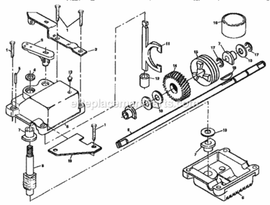 Page A Diagram and Parts List for 917373841  Craftsman Lawn Mower