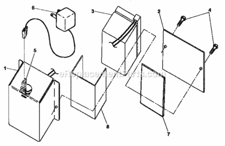 Page D Diagram and Parts List for 917373841  Craftsman Lawn Mower