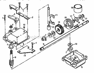 Page D Diagram and Parts List for 917373843  Craftsman Lawn Mower