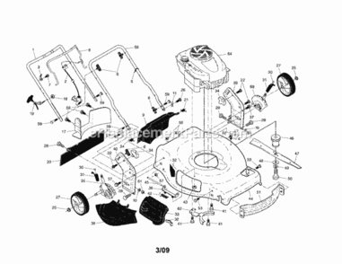 Part Location Diagram of 427232X004 Craftsman Bracket, Upstop