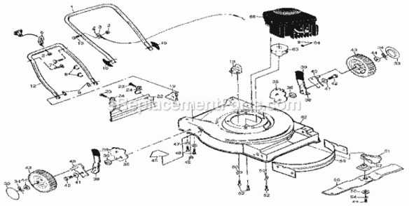 Part Location Diagram of 133218 Craftsman Engine