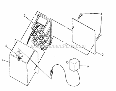 Page B Diagram and Parts List for 917374301  Craftsman Lawn Mower