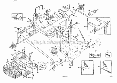 Page B Diagram and Parts List for 917374310  Craftsman Lawn Mower