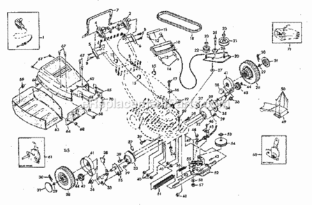 Part Location Diagram of 75673 Generac Manifold, Exhaust