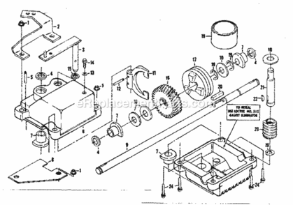 Page C Diagram and Parts List for 917374320  Craftsman Lawn Mower