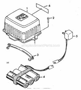 Page D Diagram and Parts List for 917374320  Craftsman Lawn Mower