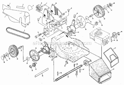 Part Location Diagram of 850028 Craftsman Drive Belt