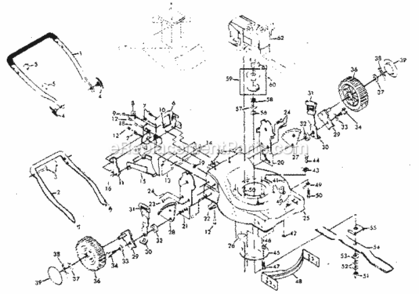 Part Location Diagram of 48133 Craftsman Complete Catcher