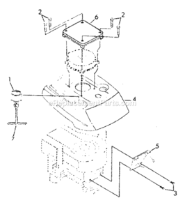 Page D Diagram and Parts List for 917374411  Craftsman Lawn Mower