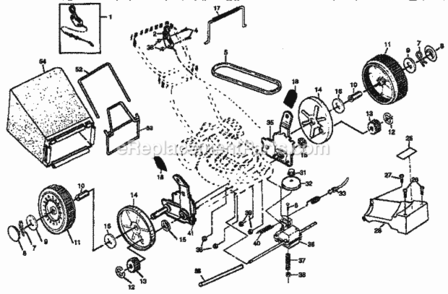 Part Location Diagram of 48225 Generac OBS TRANSFER SLIDE