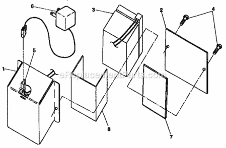Page D Diagram and Parts List for 917374590  Craftsman Lawn Mower