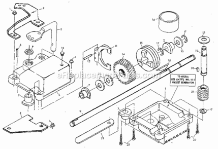 Page C Diagram and Parts List for 917374651  Craftsman Lawn Mower