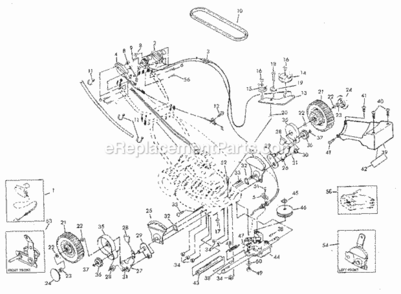 Page B Diagram and Parts List for 917374703  Craftsman Lawn Mower