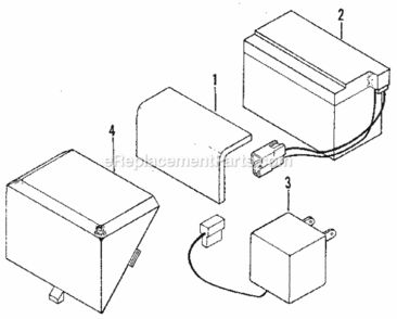 Page C Diagram and Parts List for 917374711  Craftsman Lawn Mower