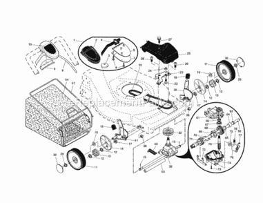 Part Location Diagram of 195761 Craftsman Case.Top.Gra