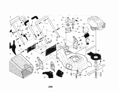 Page A Diagram and Parts List for 917375840  Craftsman Lawn Mower