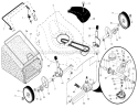 Part Location Diagram of 175739 Husqvarna Driveshaft Cover
