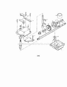 Page C Diagram and Parts List for 917376410  Craftsman Lawn Mower