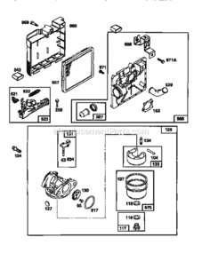 Page C Diagram and Parts List for 917376430  Craftsman Lawn Mower
