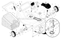 Part Location Diagram of 532404834 Husqvarna Gearcase Assembly, Complete