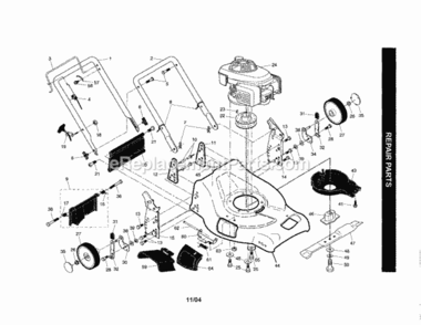 Part Location Diagram of 187940X428 Craftsman Bail Control Bar