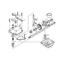 Page C Diagram and Parts List for 917376751  Craftsman Lawn Mower