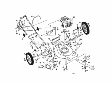 Part Location Diagram of 166862X479 Craftsman Handle