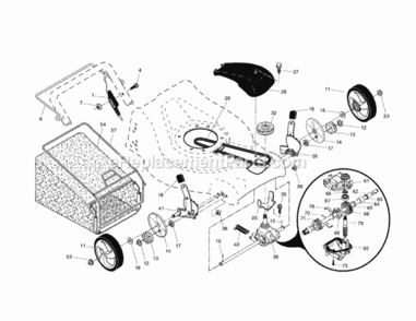 Part Location Diagram of 49148 Ridgid KICKSTAND
