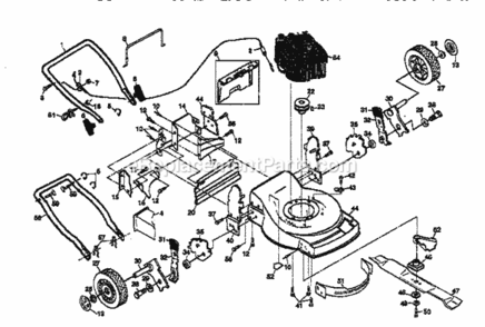 Part Location Diagram of 152847 Craftsman Short Block