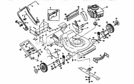 Part Location Diagram of 150099 Craftsman Mulch Plug