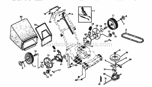 Part Location Diagram of 150257 Craftsman Gbag.250D4.B