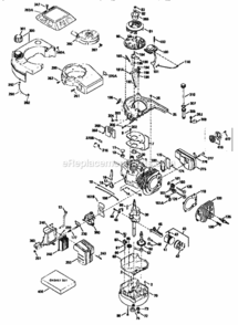 Page C Diagram and Parts List for 917376941  Craftsman Lawn Mower