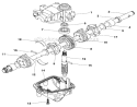 Page C Diagram and Parts List for 917377013  Craftsman Lawn Mower