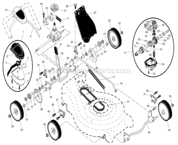 Part Location Diagram of 583297901 Husqvarna DRIVE CONTROL