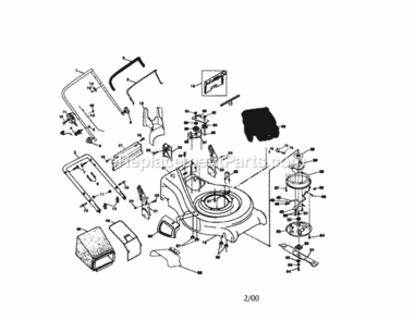 Part Location Diagram of 532182154 Husqvarna Throttle Control