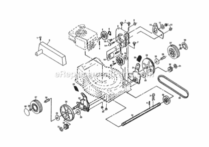 Page B Diagram and Parts List for 917377250  Craftsman Lawn Mower