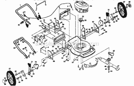 Part Location Diagram of 532145793 Husqvarna Bail.Cntrl.Std.Bl