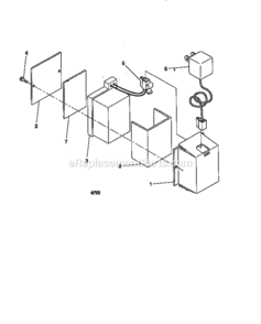 Page A Diagram and Parts List for 917377360  Craftsman Lawn Mower