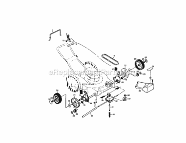 Part Location Diagram of 166732 Craftsman Drive Decal