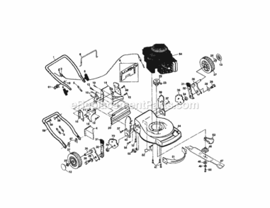 Part Location Diagram of 170025 Tecumseh DECAL