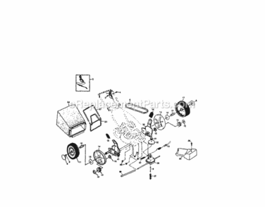 Page B Diagram and Parts List for 917377530  Craftsman Lawn Mower