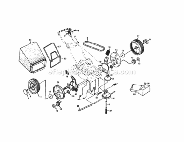 Page C Diagram and Parts List for 917377564  Craftsman Lawn Mower