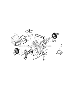 Page C Diagram and Parts List for 917377582  Craftsman Lawn Mower