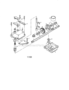 Page A Diagram and Parts List for 917377592  Craftsman Lawn Mower
