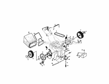 Page C Diagram and Parts List for 917377593  Craftsman Lawn Mower