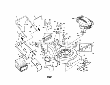 Page A Diagram and Parts List for 917377780  Craftsman Lawn Tractor