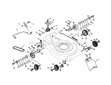 Page B Diagram and Parts List for 917377781  Craftsman Lawn Tractor